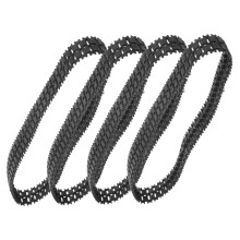 4pcs Robot Tank Tracks DIY Replacement Rubber for RC Hobby Car Wear Resistant Stable Movement