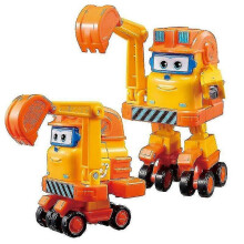 (No Box Scoop) Super Wings, Deformation Robot-action Figures -transformation
