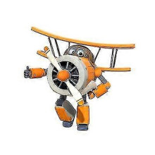 (No Box ALBERT) Super Wings, Deformation Robot-action Figures -transformation