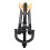 Metal Foldable Adjustable Alto Tenor Saxophone Tripod Stand with Secure Locking 6