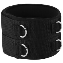 2PCS Thigh Strap with Padded Cuffs and DRing, Adjustable Leg Harness for Gym and Resistance Training
