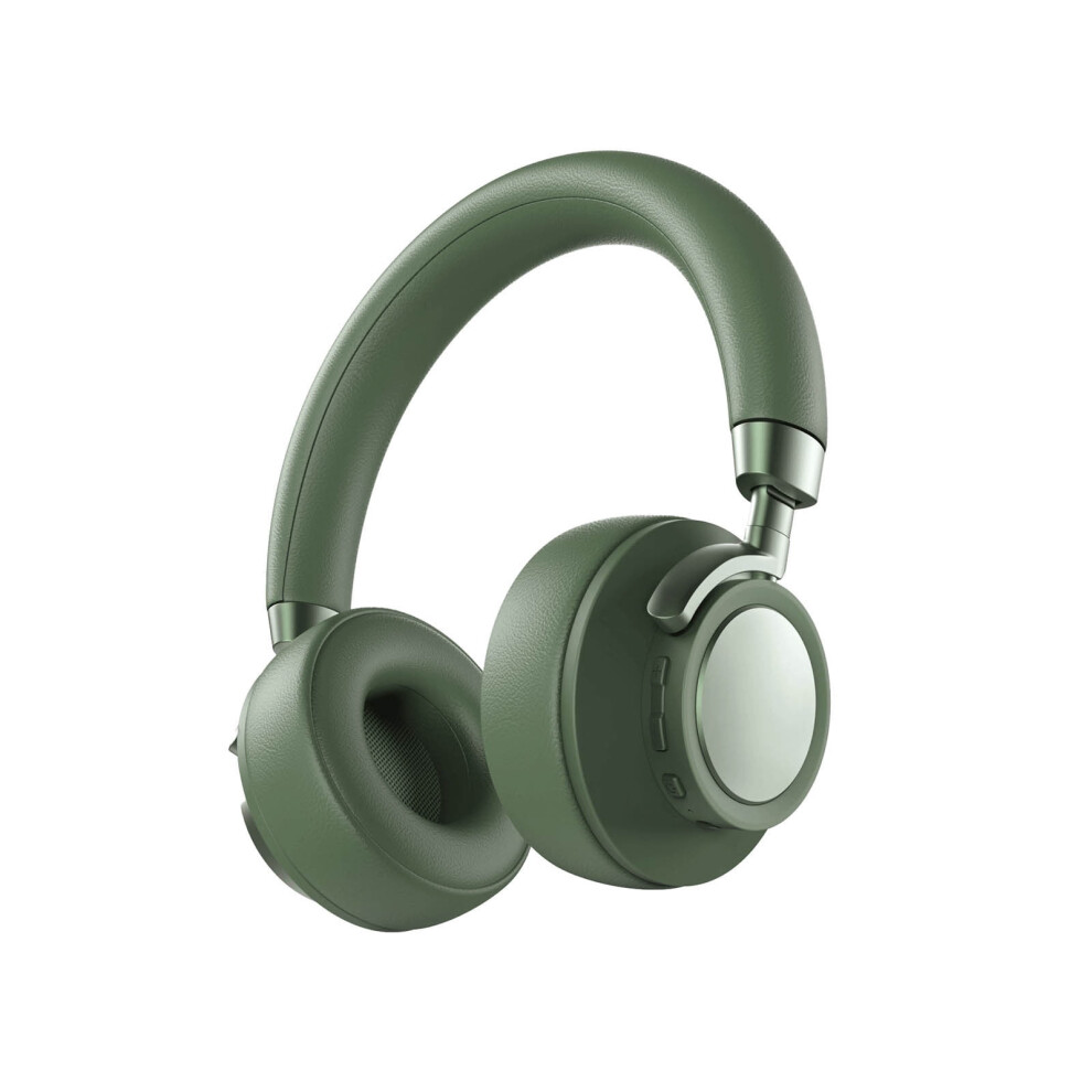 Avtoify Head-Mounted Bluetooth Headset Wireless Gaming Sports Noise Reduction Headset With Mic Green 9389440685406