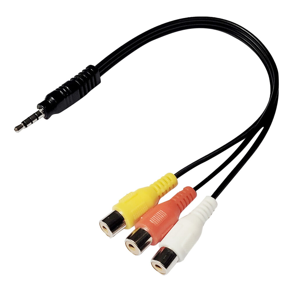 Bfsauha Jack Composite A/V Cable And 3.5Mm To Rca Audio Video Adapter 3Ft 9389440684393