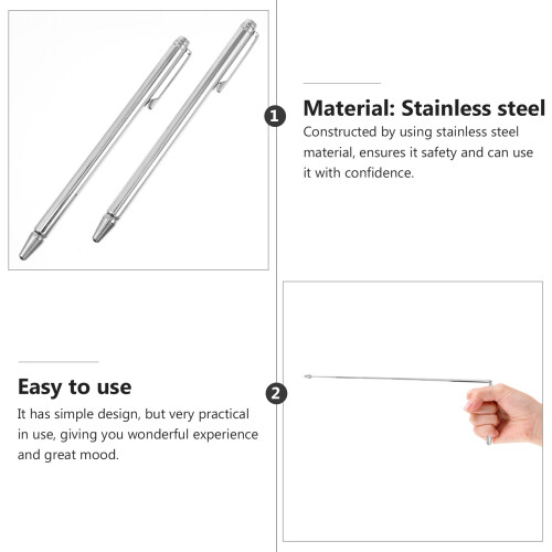 Ruler Retractable Dowsing Rods Divining Measuring Stainless Telescopic Tool Tools Water 2