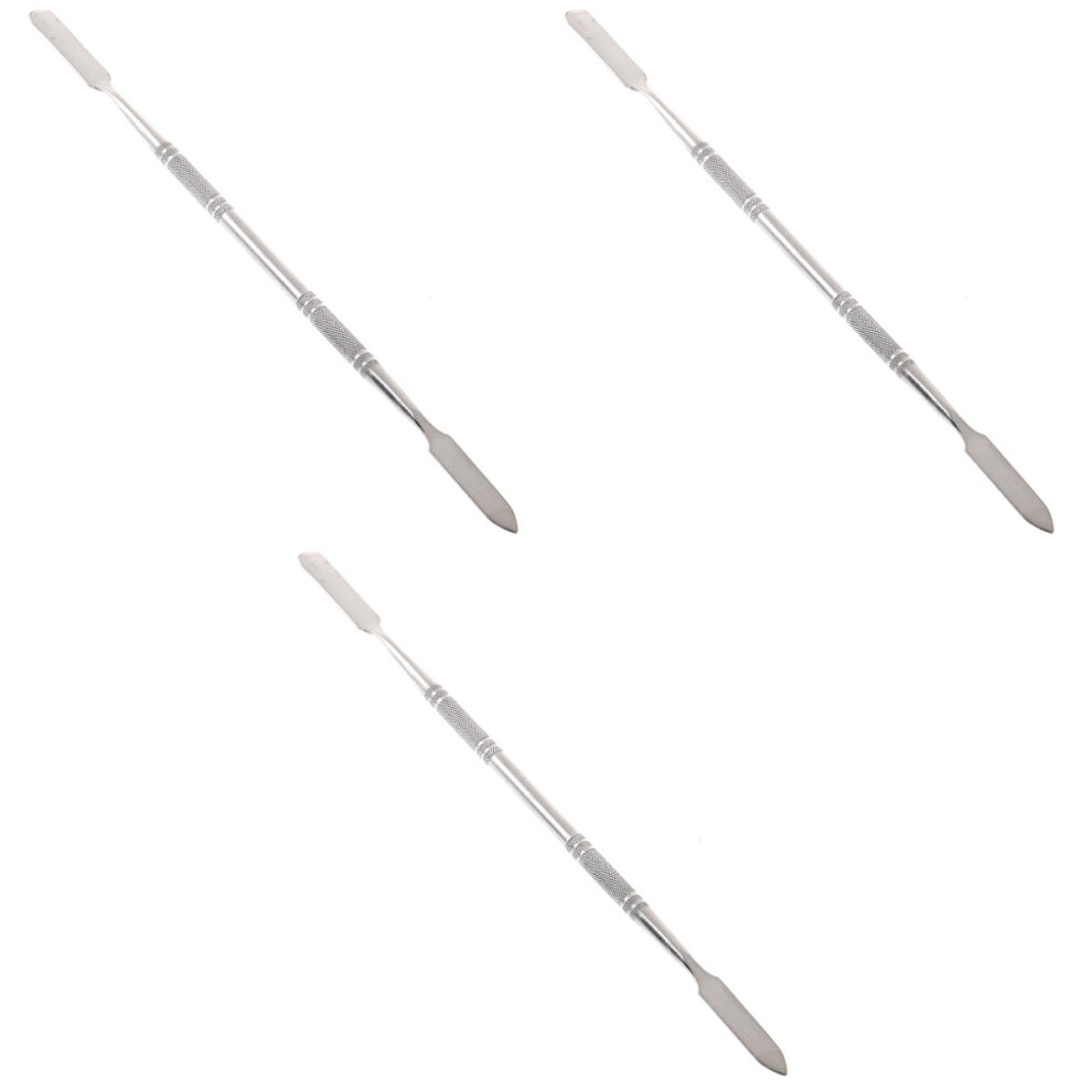 3Pcs Portable Double-Ended Metal Spudger Repair Opening Pry Tool For / / (Silver) Silver 9389440685291