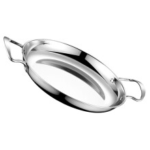 Stainless Steel Pot Fondue Pot Stainless Steel Dry Pot Outdoor Cooking Pan Stainless Steel Paella Pan Cooking Pot