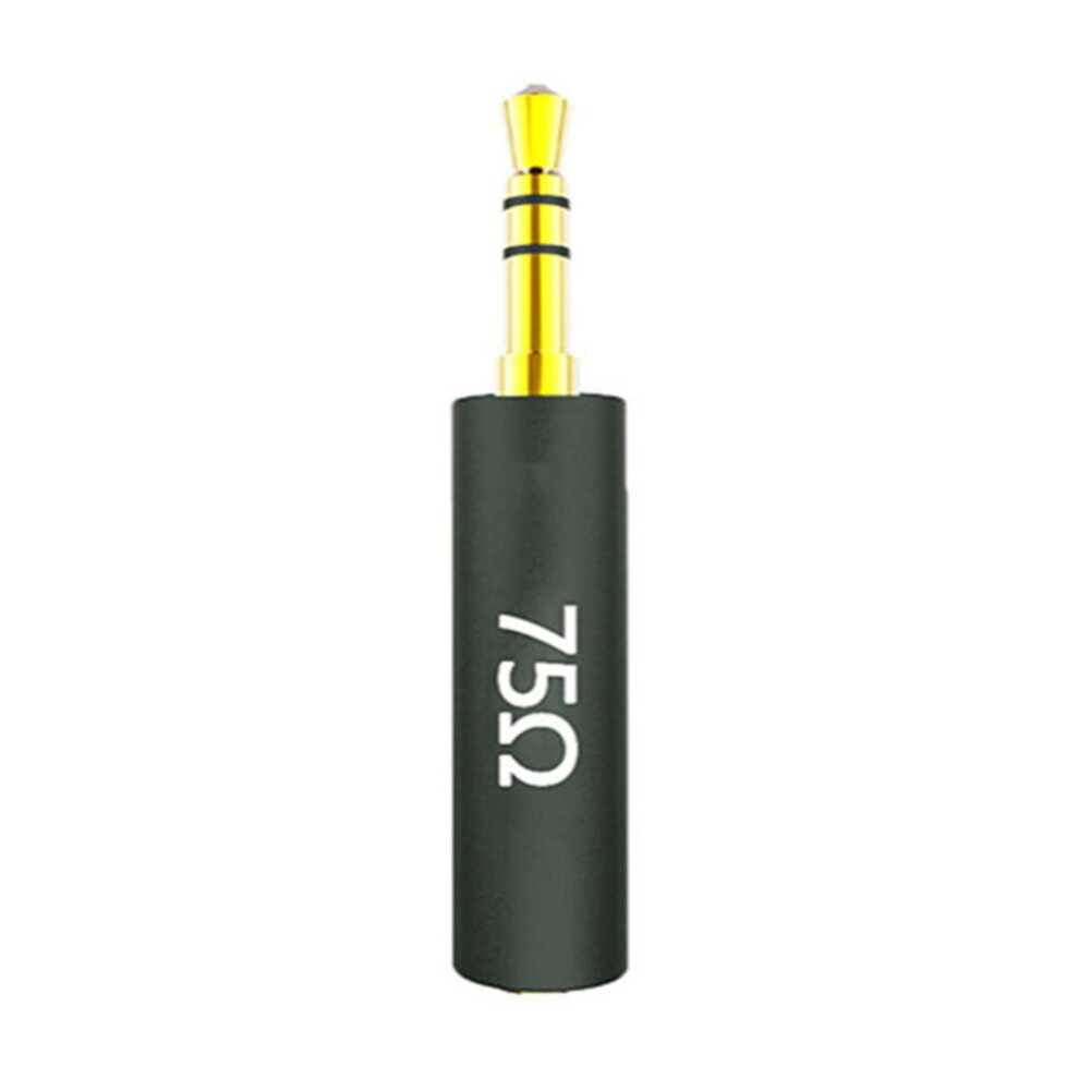 Jcally Conductor Earphone Impedance Plug 75 150 200 400 600 Ohm Noise Cancelling Adapter Resistance Reduce Noise Filter Plug 9389440684317