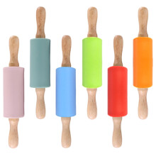 6pcs Silicone Rolling Pin Roller Pin Baking Rolling Stick Kitchen Baking Rolling Tool