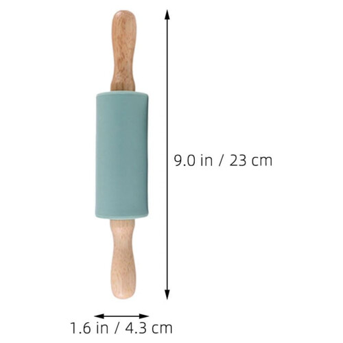 6pcs Silicone Rolling Pin Roller Pin Baking Rolling Stick Kitchen Baking Rolling Tool 2