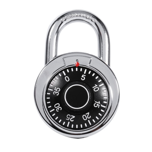 Combination Padlock Rotary Padlock Digit Combination Code Lock Safe Round Dial Number Luggage Suitcase Security Travel