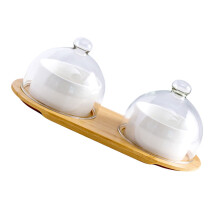 Dessert Cup Cake Holder Salad Bowl Food Serving Bowl Kitchen Tableware Cake Tray with Lid Bowl for Dessert
