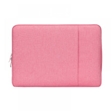 Norbi 11"-15.6" Laptop Case, Laptop Sleeve Case Waterproof Shock Resistant Computer Carrying Case With Accessory Pocket (Pink)
