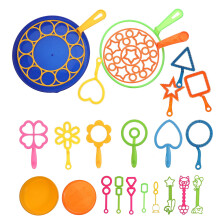 Mizh 26pcs Bubble Wand Big Bubble Wand with Tray Kids Summer Outdoor Toys Party Favors