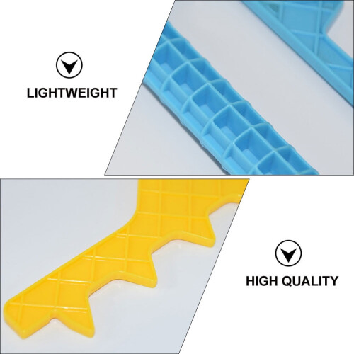 3 Pcs Plastic Bee Hive Frame Measuring Distance Rake Hive Frame Beekeeping Tool 1