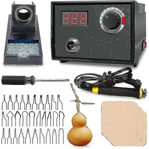 Pyrography Burning Kit Professional Wood Burning Tool 30 Wood Burning Pens