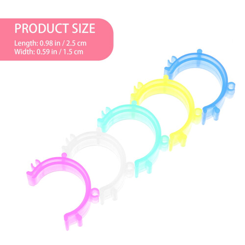 125 Pcs Bobbin Collector Sewing Machine Accessory Thread Spool Huggers Bracket Tools Plastic 2
