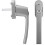 4x Lockable window handle - Handle with lock aluminum - Childproof 3