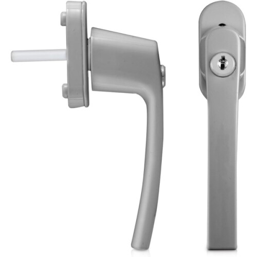 4x Lockable window handle - Handle with lock aluminum - Childproof 2