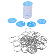 The Tools Number Tags Luggage Organization Valve Label Round Abs Iron Office