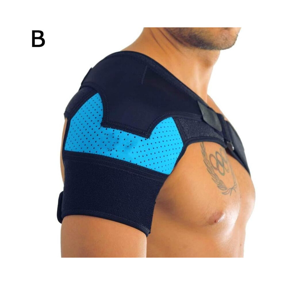 Neoprene Shoulder Support Brace Straps Arthritis Sports Injury I0N8 J7G0