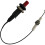 Pack Piezo Igniter Gas Grill Igniter with Push Button Universal Threaded Ceramic Electrode 30cm 4