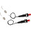 Pack Piezo Igniter Gas Grill Igniter with Push Button Universal Threaded Ceramic Electrode 30cm 2