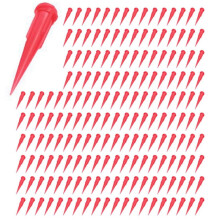 Plastic Tapered Pinhead Glue Dispenser Needle, 25 Gauge, 0.26mm Opening Size, Red (Pack of 2000)