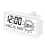 Countdown Alarm Clock Dual Display Visual Manager Alarm Clock Ambient Temperature Detection Knob Design Clocks White 3