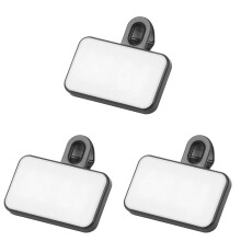 3 Pieces Mobile Phone Selfie Light Video Portable Cell Abs