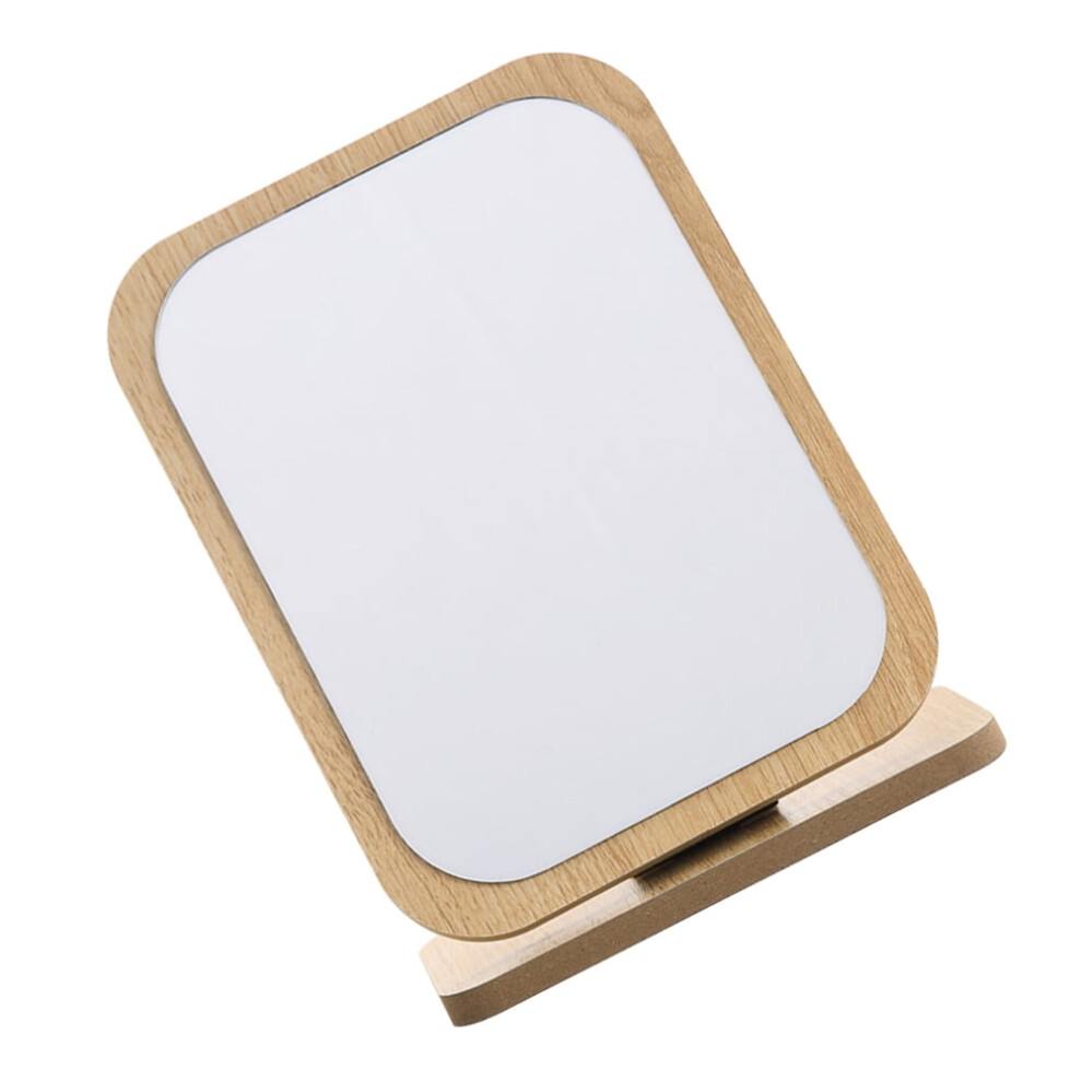 Light Up Mirror For Makeup Mirrors Tabletop Vanity Foldable Pocket Square Folding Wood