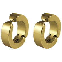 Apmemiss Wholesale Men Women Titanium Steel Round Small Non Piercing Ear Clip Ear Cuff Clip Jewelry