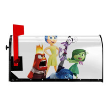 Inside Out Magnetic Mailbox Cover Garden Yard Home Decor For Outside, Decorative Outdoor Post Letter Box Wrap Decor Mail Wraps, 25.5x21 In