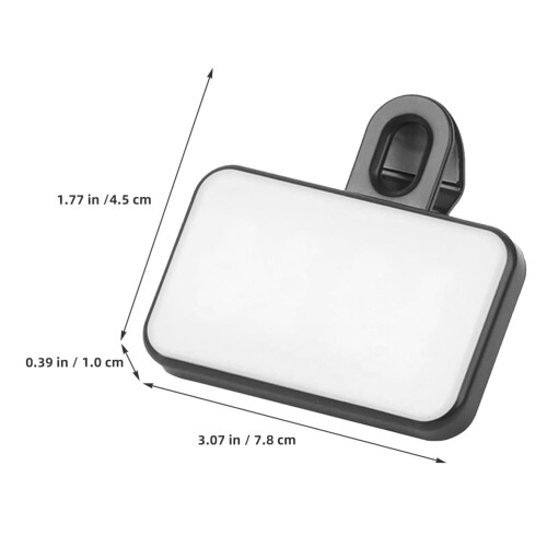 3 Pieces Mobile Phone Selfie Light Video Portable Cell Abs 2