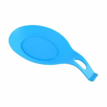 Reduced! iZZZHH Flexible Almond Silicone Spoon Rest, Multipurpose Kitchen Tool Compatible with BBQ Brush Rest, Dishwasher Safe, Heat Resistant,