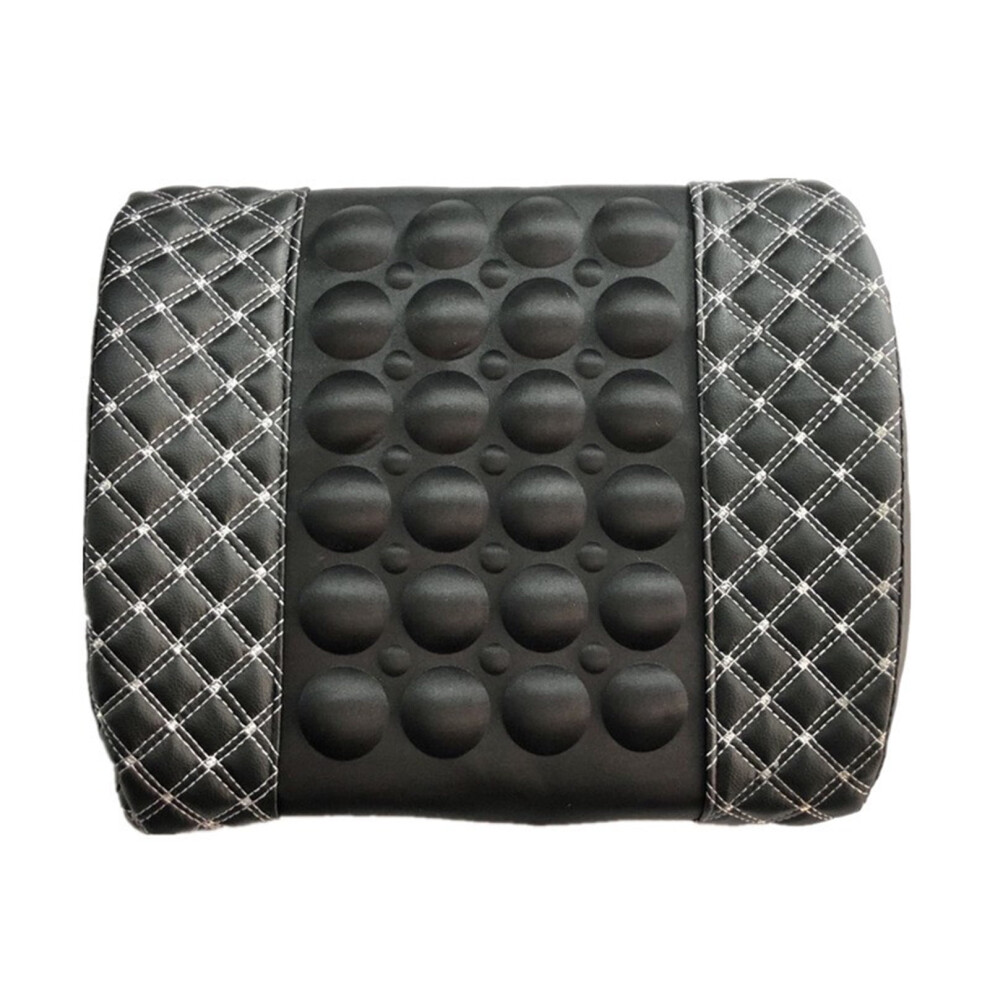 Kiplyki 1Pc Lumbar Massage Car Electric Massage Cushion Lumbar Support Car Seat Back Support Waist Cushion 9389440836440