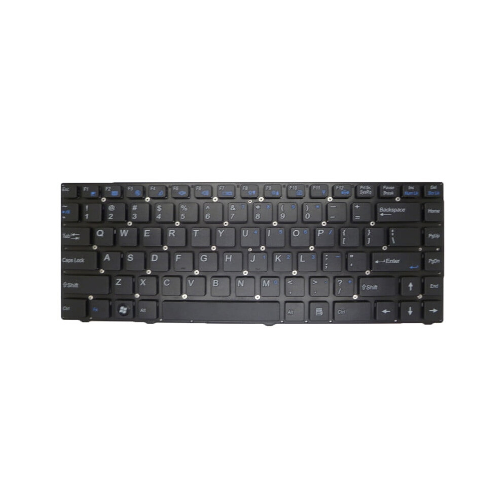 Laptop Keyboard For Victor Vic-P3001 English Us No Frame New Black 9389440837539