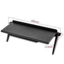 WJSXC Punch-free Computer Monitor Rack Plastic TV Set-top Box Screen Bracket Router Storage Rack Black
