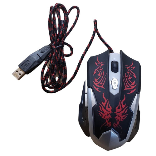 M-4000 - MOUSE GAMING OPTICAL USB3.0 2400 DPI 6 BUTTONS 1.5M