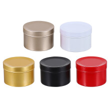 5 Pcs Christmas Candle Jar Party Candy Tins Empty The Making Kits Biscuit Canister Gift