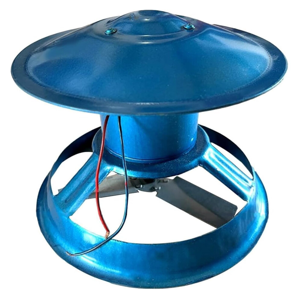 80W Chimney Exhaust Fan With Weatherproof Cap For Fireplace Ventilation And Energy Saving 9174973102458