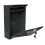 Stylish, lockable & weatherproof steel mailbox Black 2