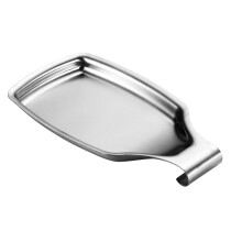 Dsseng Spoon Rest for Stove Top, Stainless Steel Holder for Spatula Ladle Utensils, Heavy Duty & Large, Dishwasher Safe