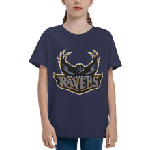Baltimore _Ravens Youth Short Sleeve Shirt for Boys and Girls Sports Football Team Logo for Baseball Fans Gifts