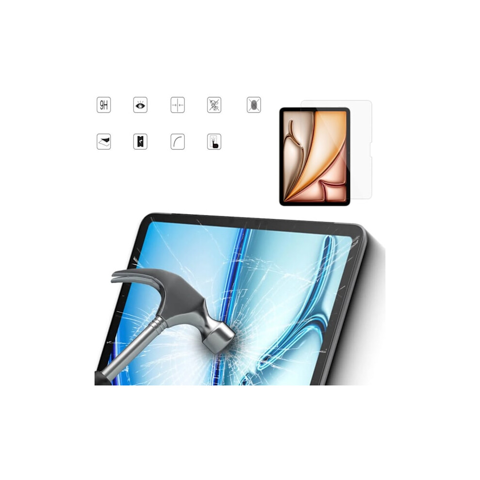 Compatible With Ipad Air 11 Inch M2 Screen Protector Tempered Glass 9H Transparent 9110895368213
