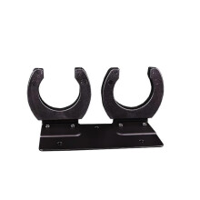 (double hook) Metal KTV Mic Stand Holder Feature Single/Double Hook Designing for Enhances Stability and Durability In Music Venues