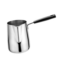 Large Capacity Stainless Steel Milk Frothing Pitcher for Coffee and Heat Resistant Chocolate Melting