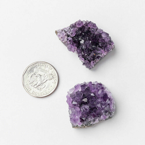 Natural Amethyst Quartz Geode Crystal Cluster Healing Specimen Decor 1