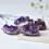 Natural Amethyst Quartz Geode Crystal Cluster Healing Specimen Decor 4