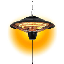 Patio Heater Waterproof Infrared Ceiling Mounted Outdoor Electric Heater with Dual Power Modes