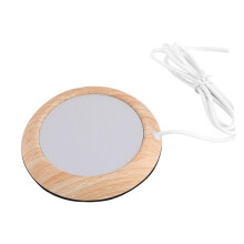 USB Coffee Cup Warmer with Fast Heating for Home Office, Mini Electric Mug Heater Plate for Tea